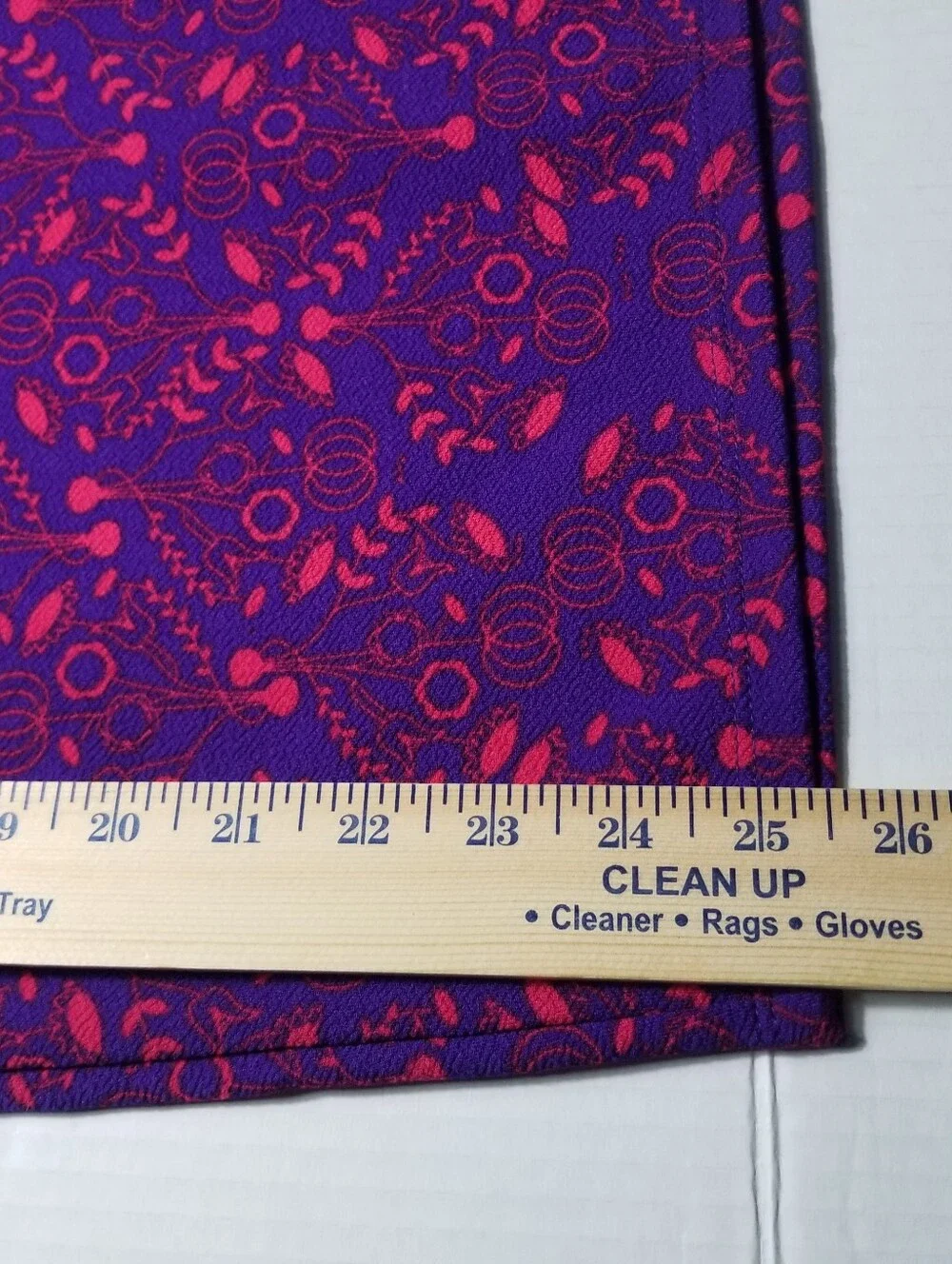 NWT LULAROE WOMEN'S PURPLE AND PINK CASSIE SKIRT SIZE LARGE